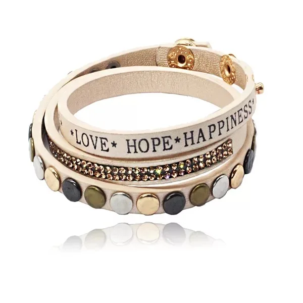 Стразы надежная любовь счастье черная многослойная Повседневная обертка