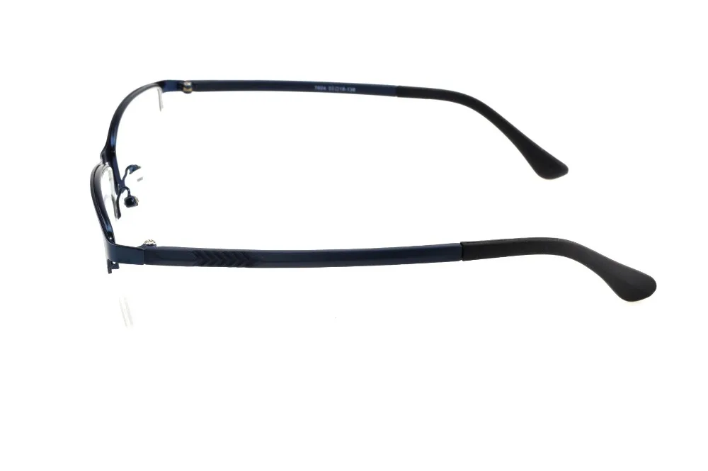 Очки для чтения с полуободковой оправой из титанового сплава|Мужские очки кадры|