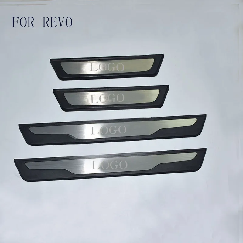 Подходит для HILUX REVO Накладка на пороги двери Входная защита Чехлы для REVO- Авто Стайлинг авто аксессуары