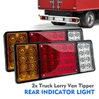 Светодиодные фонари заднего хода для прицепа, 1 пара, 12 В, 36 светодиодов