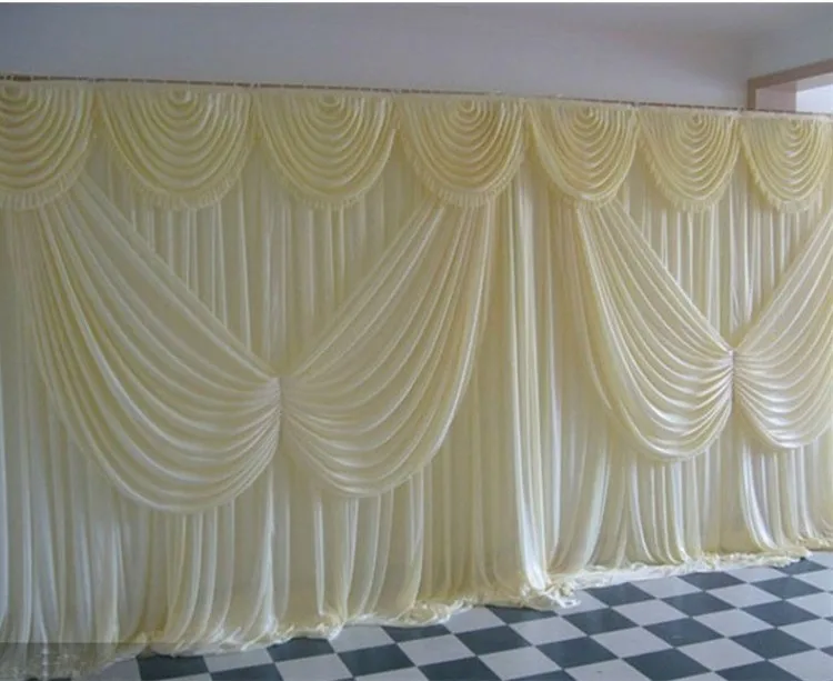 

High Quality Wedding Backdrop Curtain Angle Wings Sequined Decorations 6m*3m Cloth Background Scene Decor Supply B