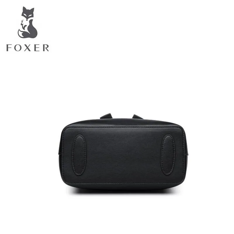 FOXER Роскошные модные кожаные сумки из натуральной кожи женская сумка-мешок Дикий сезон весна-лето сумка
