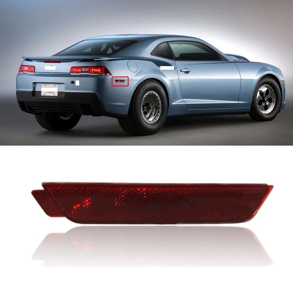 CAPQX 1 шт. для Chevrolet Camaro 2010-2015 стоп-сигнал заднего бампера отражатель
