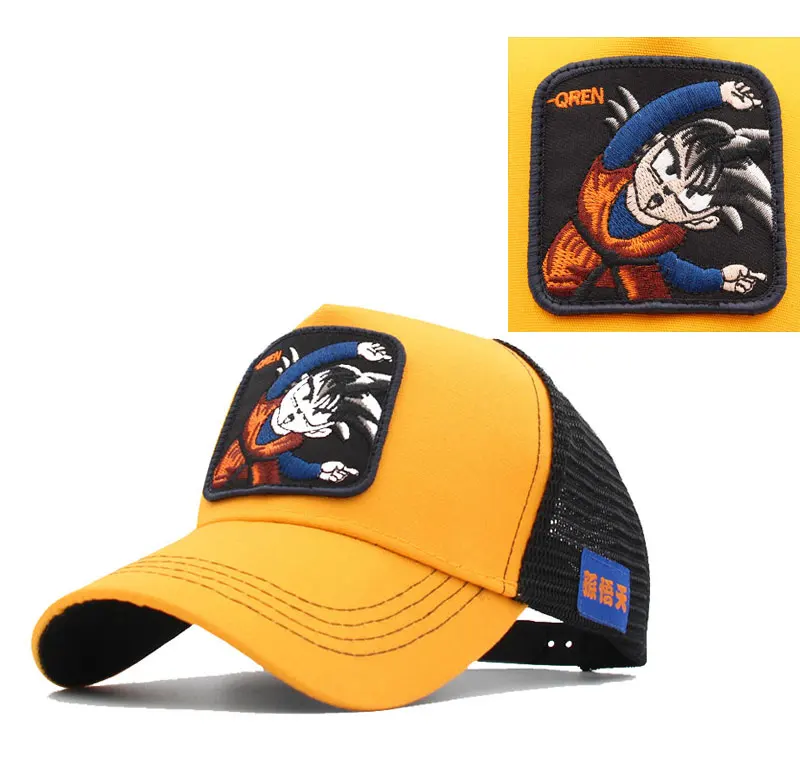 Аниме Dragon Ball Vegeta Мужская бейсболка для мужчин и женщин Высокое качество Snapback Gorras Casquette trucker сетчатая Кепка папа шляпа хип-хоп