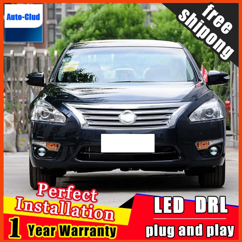 Автомобиль-Стайлинг светодиодный фонарь для Nissan LIVINA 2007-2015 туман лампа с линзой и