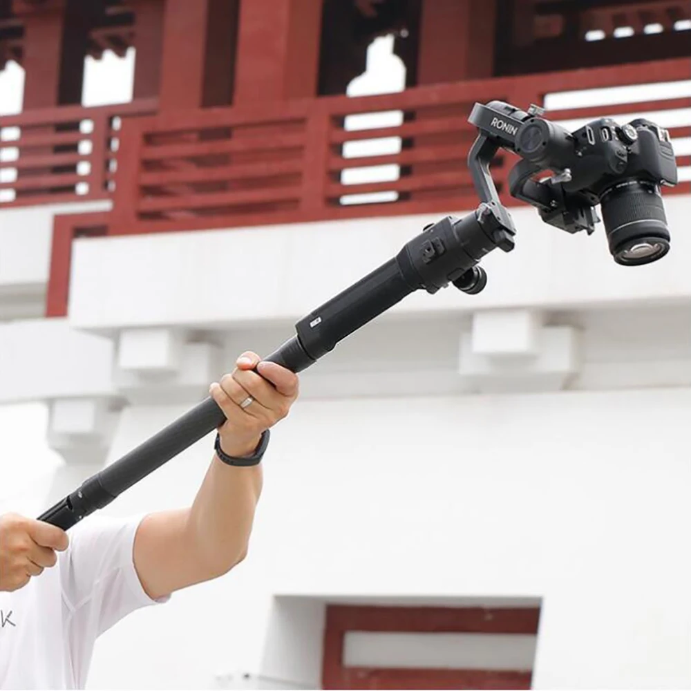 Ручной удлинитель карбоновый полюс для Zhiyun Smooth 4 Zhiyun Crane 2 Weebill LAB Gimbal стабилизатор аксессуары AK2000 AK4000