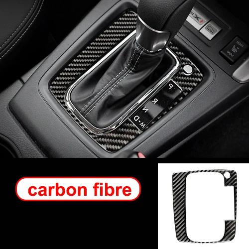 right-hand drive A Аксессуары для Subaru Forester, 2013-, автомобильный Стайлинг, углеродное волокно, панель рулевого колеса, дверная ручка, внутренний стикер - Название цвета: right-hand drive A