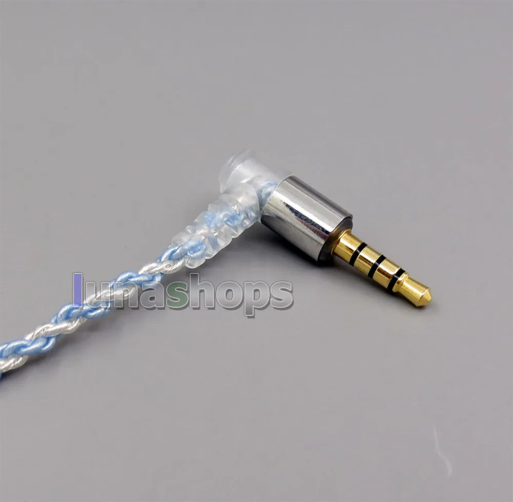 1,2 м GY-Seiris OCC Серебряный микрофон удаленный объем ПВХ кабель для MMCX Shure se846 se535 se425 se315 se215 LN005897