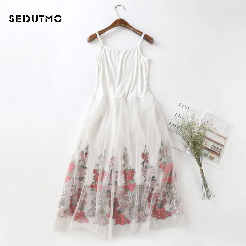 Женское платье туника с вышивкой на тонких бретельках|summer party dress|lace dressspaghetti strap