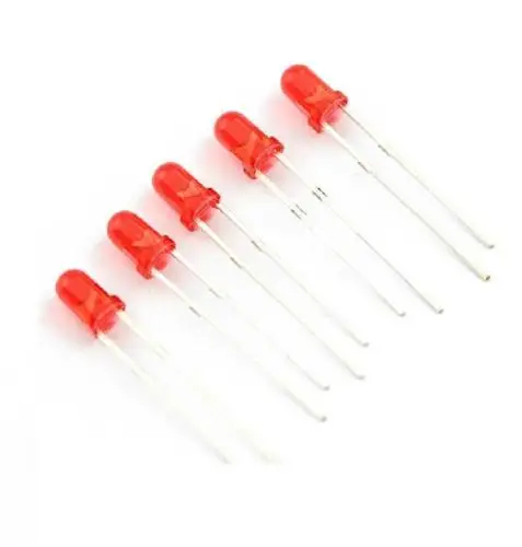 

100Pcs Diffused LED 3MM RED COLOR RED LIGHT Super Bright NEW