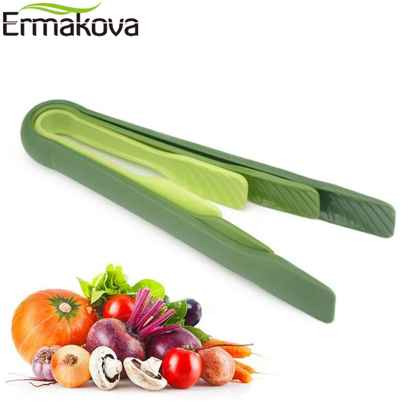 Пластиковые кухонные щипцы ERMAKOVA 3 шт. многофункциональный пищевой зажим подающий