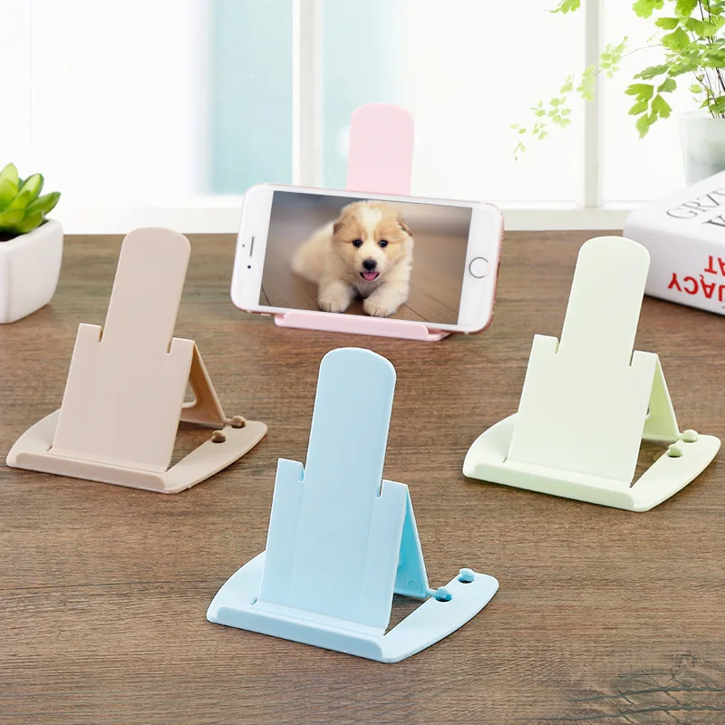 

New Plastic Universal Folding cell phone support desktop stand holder for your phone Smartphone Tablet Support Phone holder