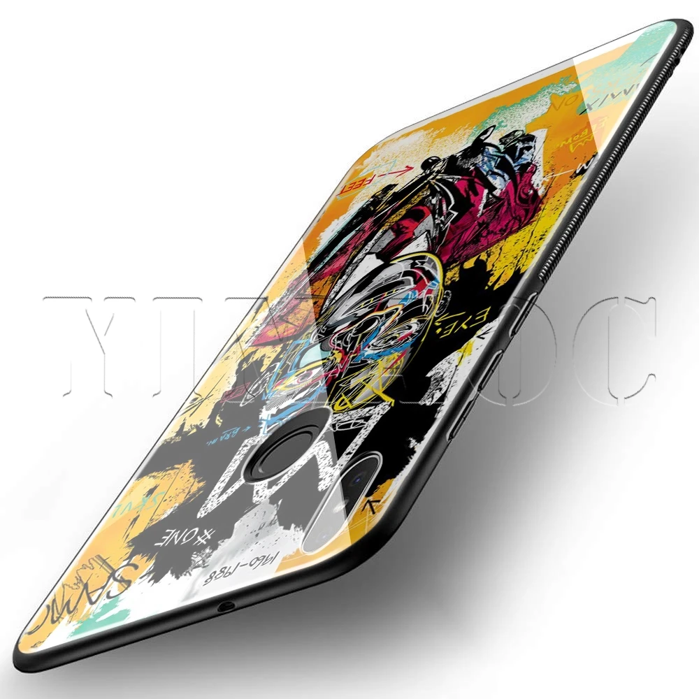 YIMAOC Жан Мишель баскиат закаленное Стекло чехол для Xiaomi Redmi Note 4X5 6 7 6A 8 9 A1 A2 Pro Pocophone F1