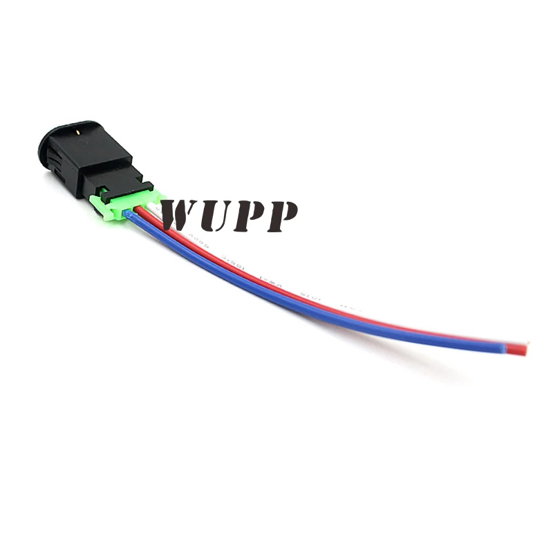 WUPP Motorcycle Switch Hazard Light Red Button Warning Signal Lamp Flasher 3 Wires Double Flash Built-In Lock | Автомобили и