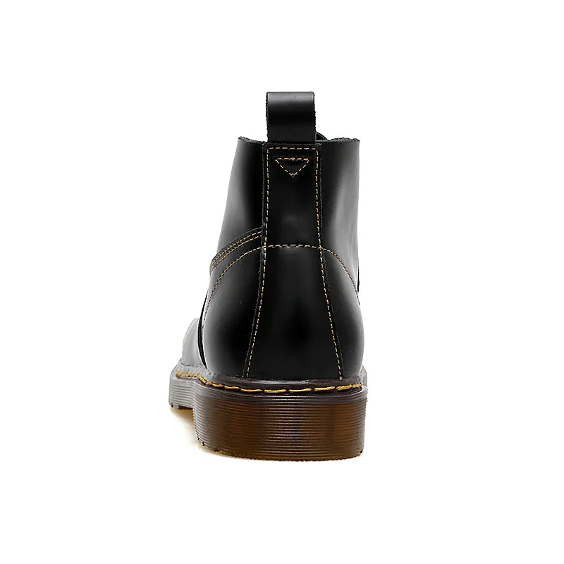 Мужские ботинки POOLOOP брендовые дизайнерские модные мартинсы из натуральной кожи