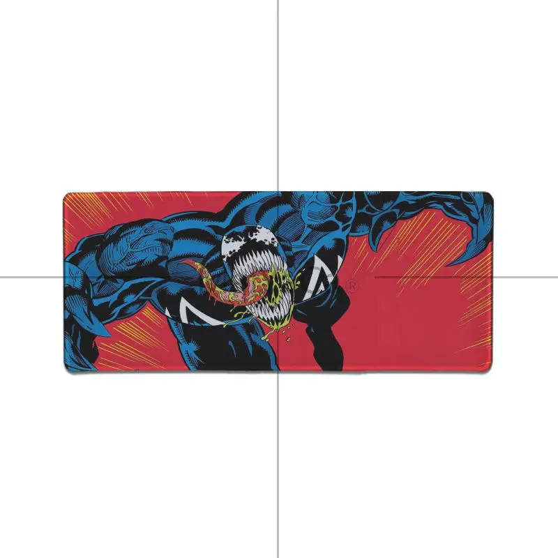 Lock Edge 30x80cm Maiyaca агент Человек-паук Веном marvel HD натуральный резиновый игровой коврик для мыши Настольный коврик модный дизайн коврик для мыши игровой - Цвет: Lock Edge 30x80cm