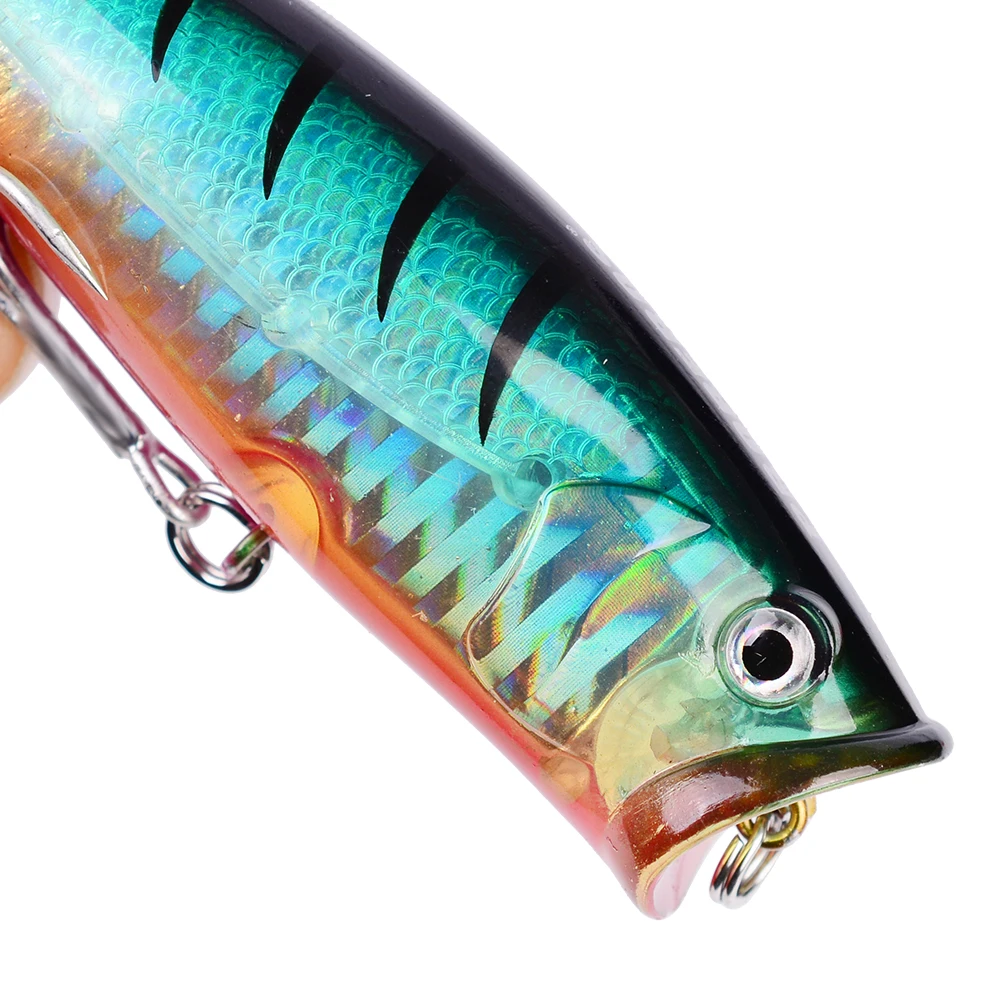 PROBEROS Popper Приманки 4 # Крючок приманка для рыбной ловли 8 5 см 3 34 дюйма/19 г 0 69 унции