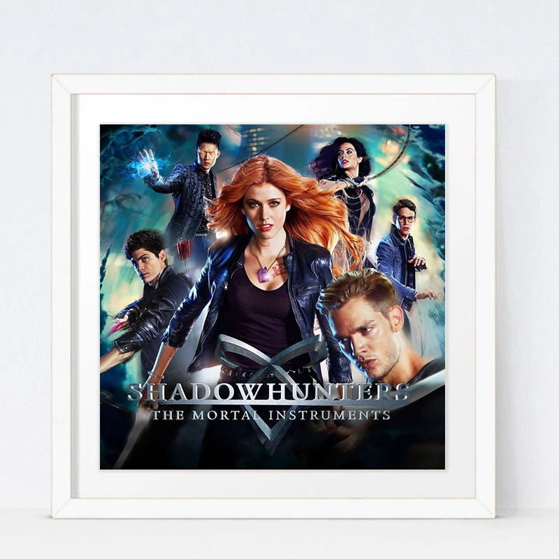 DY00754 Shadowhunters 2016 постер сказочного фильма Katherine McNamara 14x14 дюймов|movie poster|poster moviefantasy