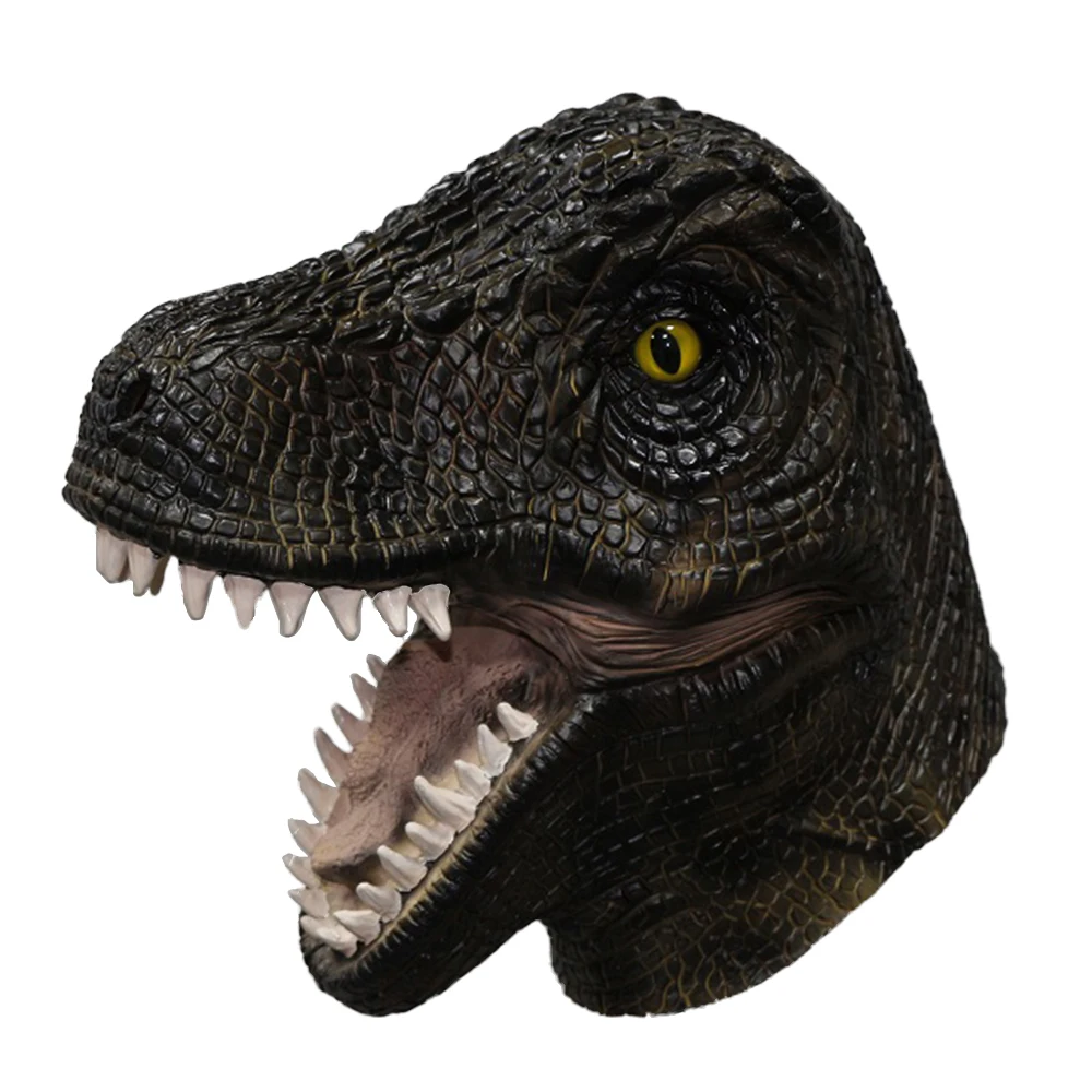 

US-Stock Shipping 3-5 days Adult Dinosaur Mask Jurassic World Animal Mask Halloween Fancy Dress Up