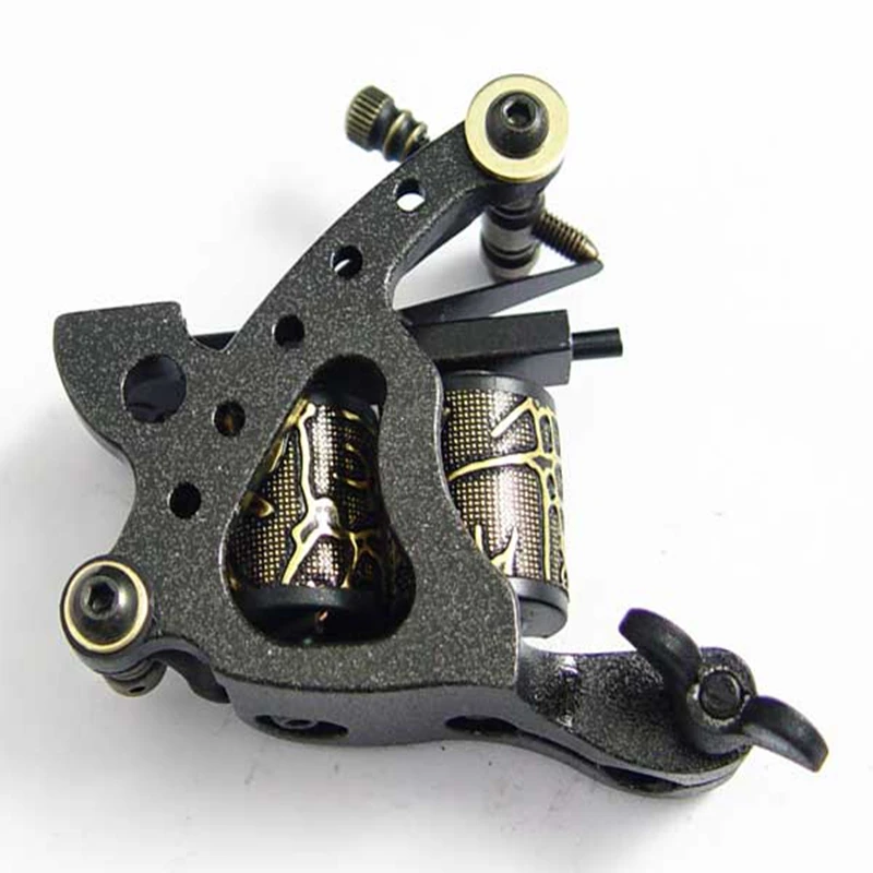 

Coils Tattoo Machine Permanent 10 Wrap Shader & Liner Carbon Steel Rotary Tatoo Motor Gun Instrument tattoo tools supplies