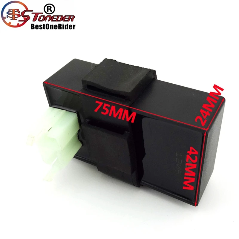STONEDER DC 6-контактный CDI Коробка зажигания для 50cc 70cc 90cc 110cc 125cc 140cc 150cc 200cc 250cc двигатель