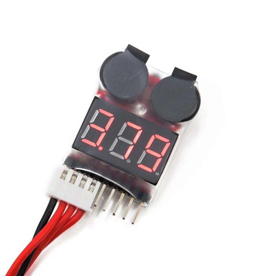 Светодиодный индикатор низкого напряжения Lipo 1-8 с 2 шт. | Игрушки и хобби