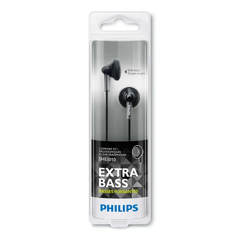 Проводная гарнитура Philips SHE3015 с поддержкой микрофона проводное управление