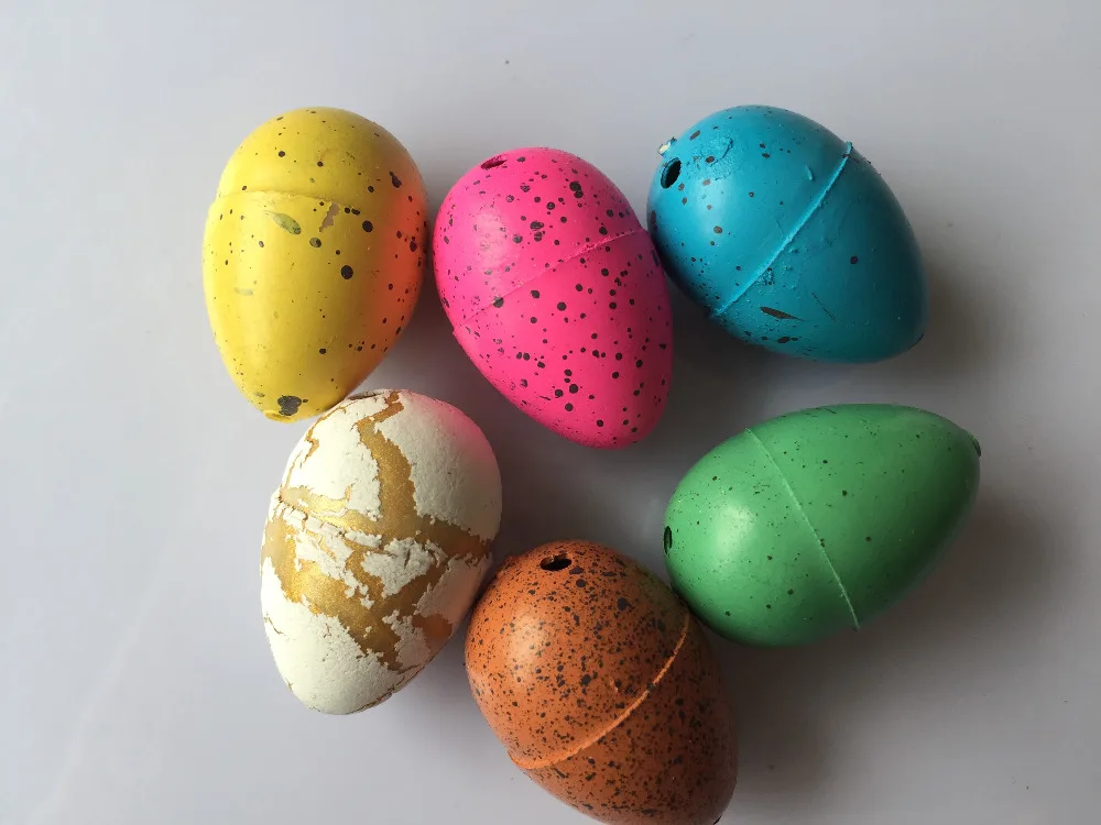 6 шт. волшебное яйцо динозавра для выращивания в воде разноцветный динозавр с