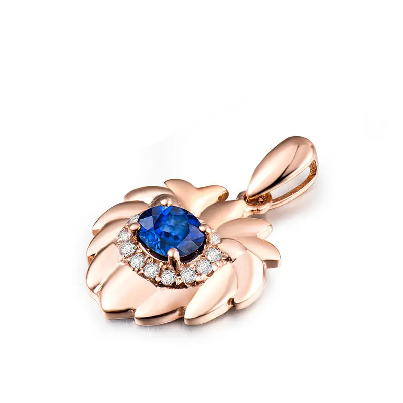 LOVERJEWELRY лев Король подвески в виде созвездия натуральный Буле Сапфир Подвеска
