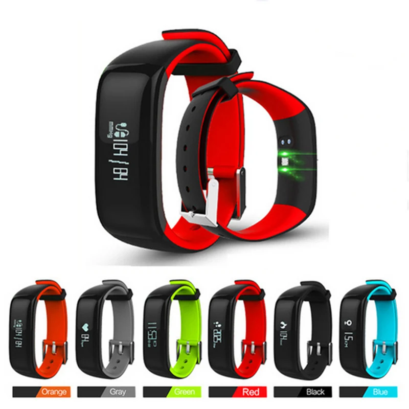 P1 умные часы кровяное давление Bluetooth умный Браслет монитор сердечного ритма