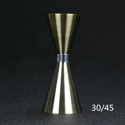 Горячие продажи японский стиль из нержавеющей стали Jigger барные меры барные инструменты барные принадлежности - Цвет: Bronze 30-45ml