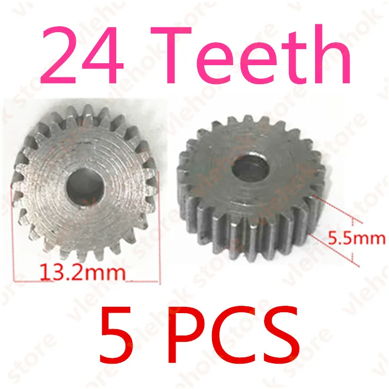 24Teeth 5PCS RS550 двигатель 9,6 в 10,8 в 12 В 14,4 В 16,8 в 18 в Замена для BOSCH DeWALT HITACHI MAKITA METABO Milwaukee Hilti Ryobi DEVON RS-550 - Цвет: 24Teeth 5PCS