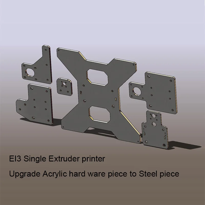 HE3D обновленная стальная пластина для 3D принтера EI3 DIY|Детали и аксессуары