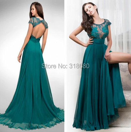Evening Gown High Slit Maxi Dress 