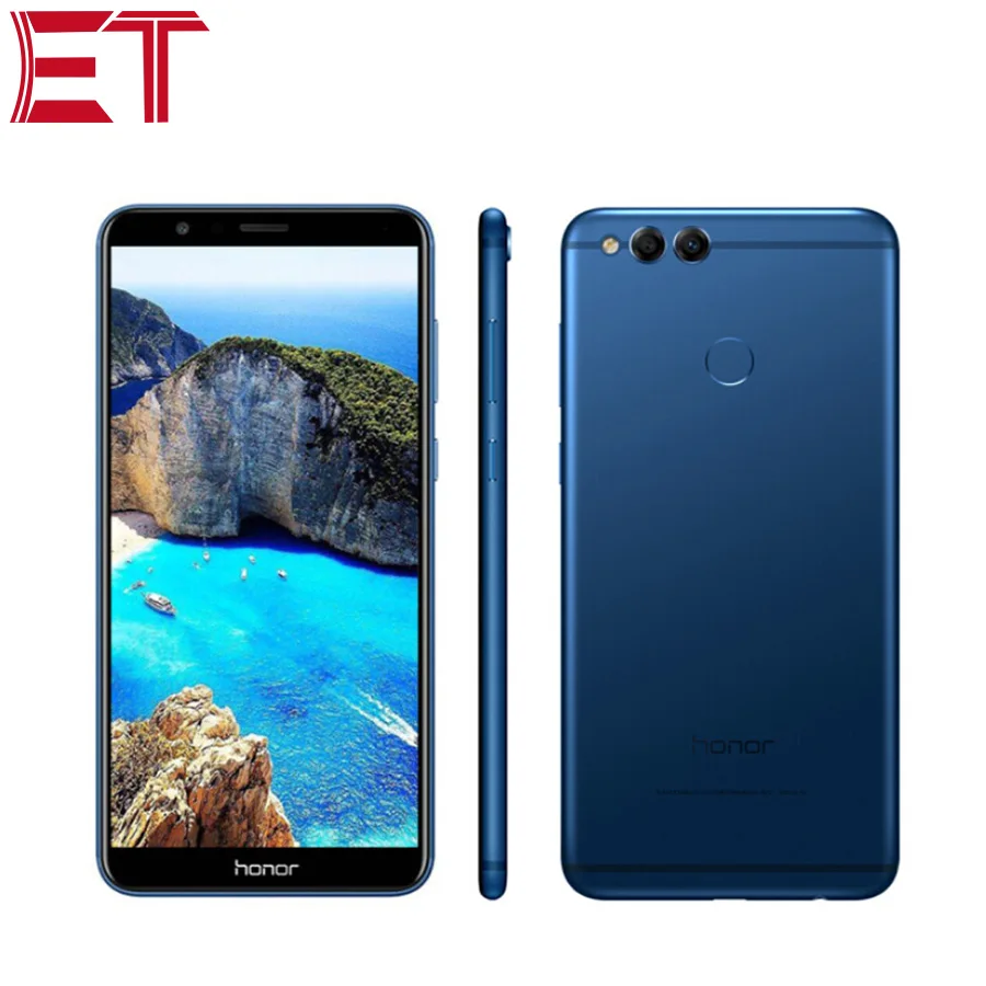 Мобильный телефон 5,9" Honor 7X, 4G LTE, 4 Гб ОЗУ, 64 Гб ПЗУ, Восьмиядерный телефон HiSilicon Kirin 659, Мп+ МП