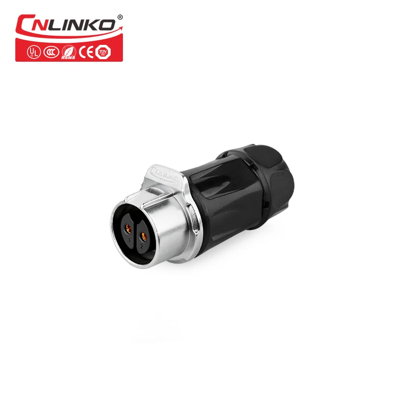 CNLINKO M20 2 контактный 20A DC AC припой открытый IP67 Водонепроницаемый круглый силовой