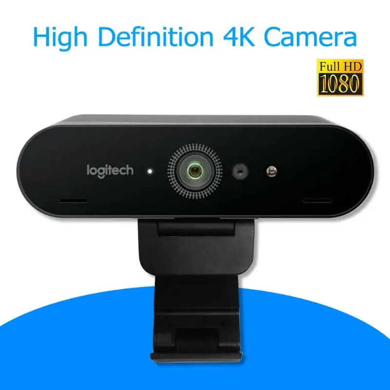 Веб-камера logitech BRIO C1000e 4K HD для потоковой записи видео бизнес-конференции для увеличения количества совещаний/microsoft Cortana