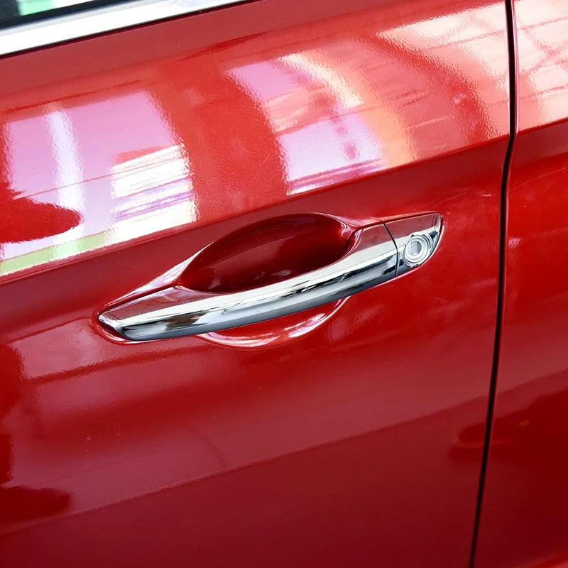 Хромированная дверная ручка из АБС пластика для Hyundai Verna Solaris Accent 2017 2019 крышка