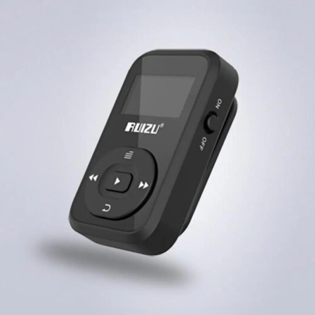 Оригинальный мини MP3 плеер RUIZU X26 для спорта диктофон FM радио поддержка SD карты с