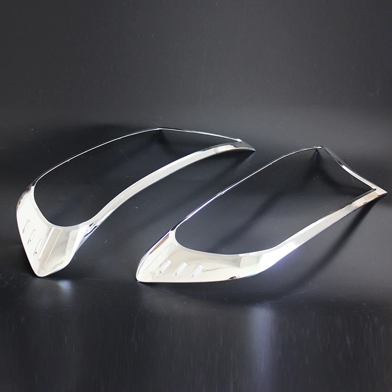 Крышка головного света 2 шт хромированный АБС-пластик аксессуары для автомобиля Передняя крышка лампы для ford everest endeavor 2013