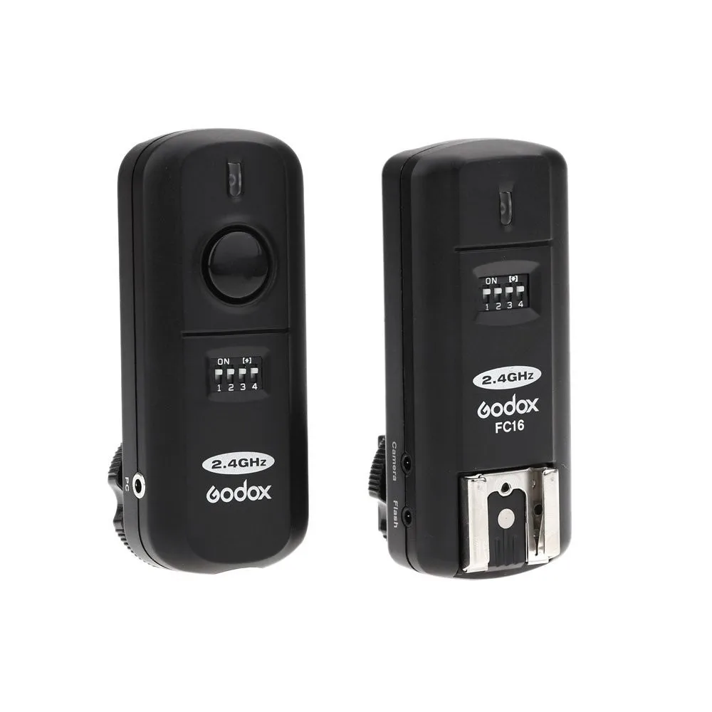 Godox 2.4g беспроводное устройство Studio Flash/вспышки Speedlite/спуск затвора 3in1 триггер FC 16
