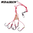 Высокоуглеродистые рыболовные крючки 2 шт., сферические фидеры для карпа, взрывозащищенные подвесные крючки, пружинные снасти для намотки