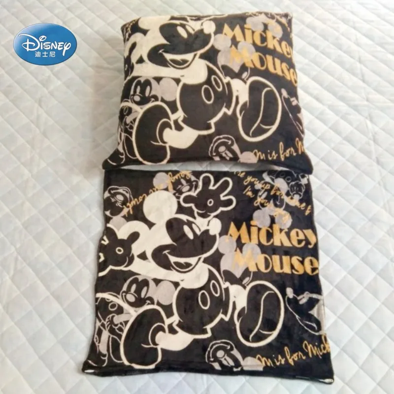 Мягкая флисовая наволочка Disney большого размера 55x59 см с мультяшным Микки Маусом