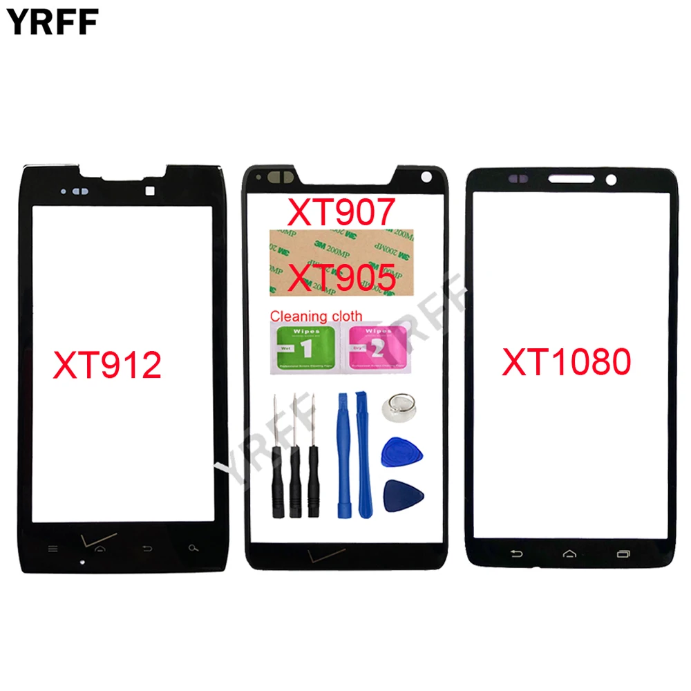 

For Motorola Moto XT1080 Mobile Touch Screen Outer Glass For Motorola Moto XT907 XT905 XT912 XT910 Front Glass Panel Replacement