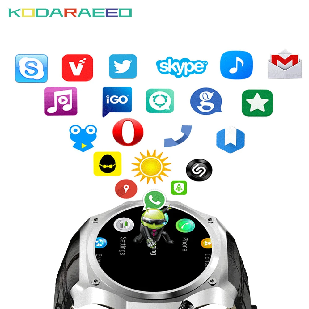 Смарт часы F2 Android 5 1 MTK6580 ROM16G + RAM1GB поддержка GPS Wifi 3G трекер сердечного ритма монитор