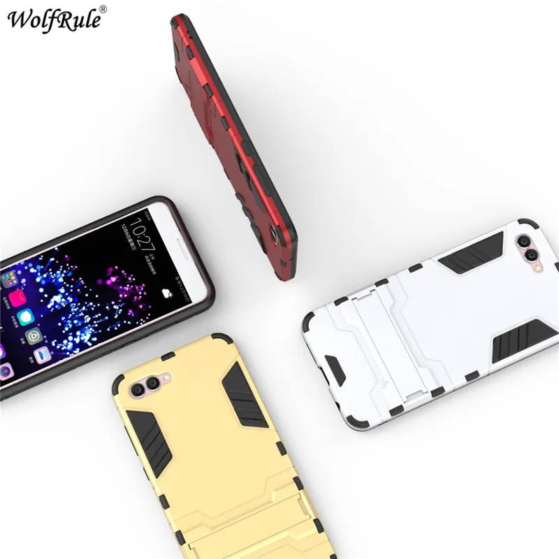 Чехол wolflule для Huawei Nova 2S силиконовый и поликарбонатный держатель телефона