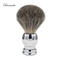 pure badger high quality hair shaving brush with metal handle shaving brush for shave barber tool