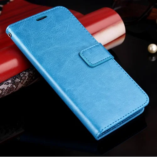 blue Роскошный кожаный чехол для Huawei Honor 7A DUA-L22 AUM-L29 7C AUM-L41 7c Pro LND-L29 флип-чехол для HUAWEI Y5 Y6 Y7 Prime Capa - Цвет: blue
