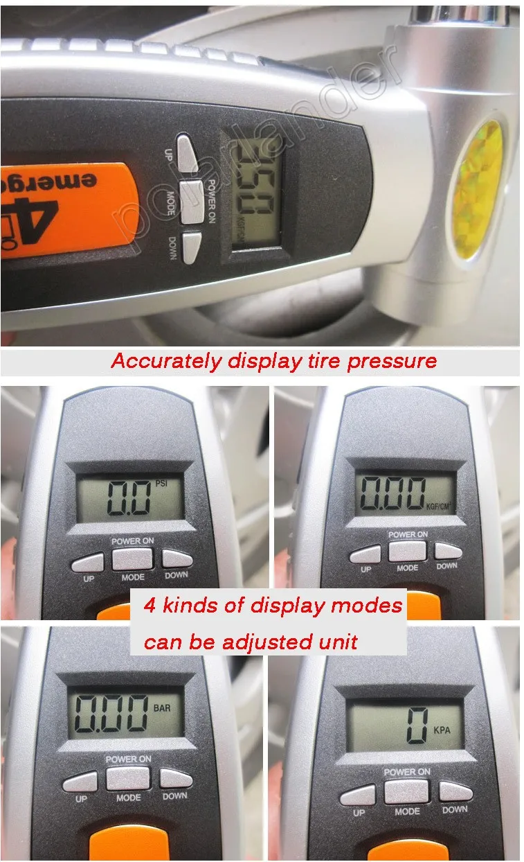 Цифровой Автомобильный датчик давления воздуха для колес автомобиля мотоцикла 5