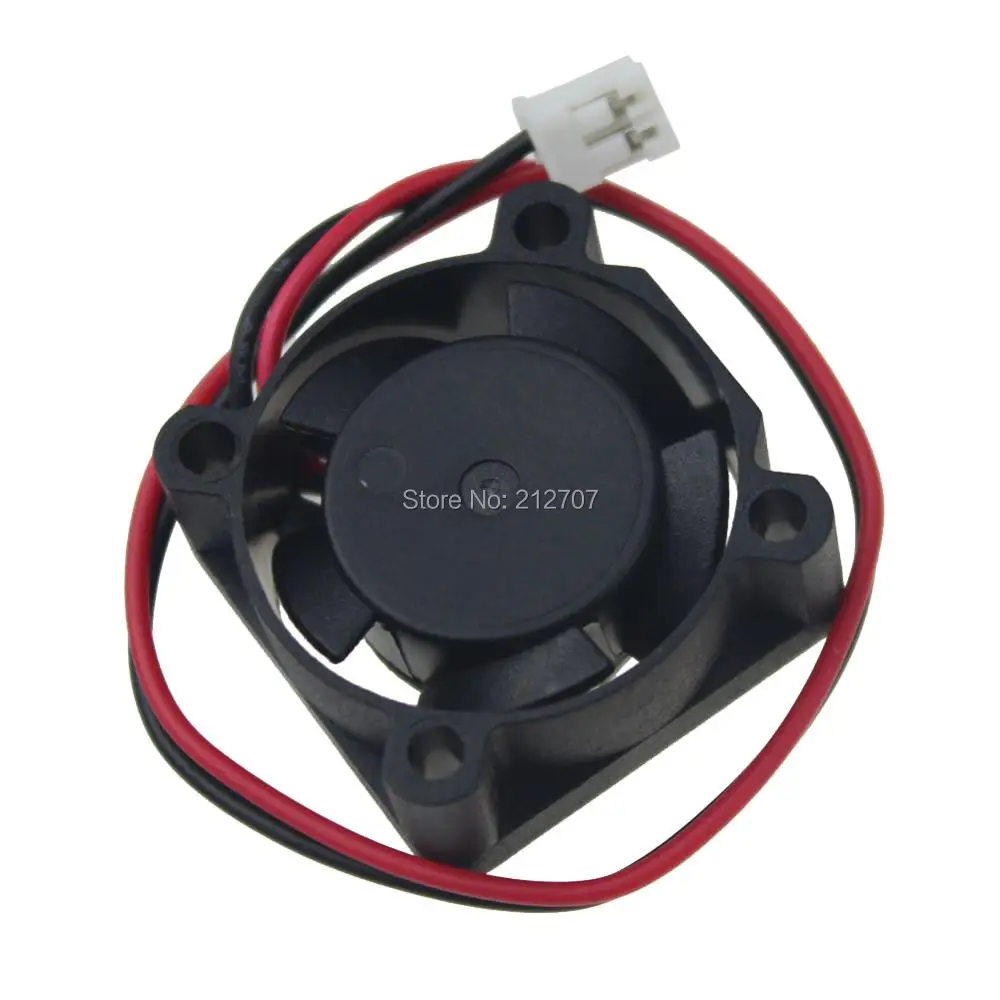 

5Pcs Gdstime Brushless DC Cooling Fan 12V 25mm 2510 25x25x10mm 2Pin 5 Blade